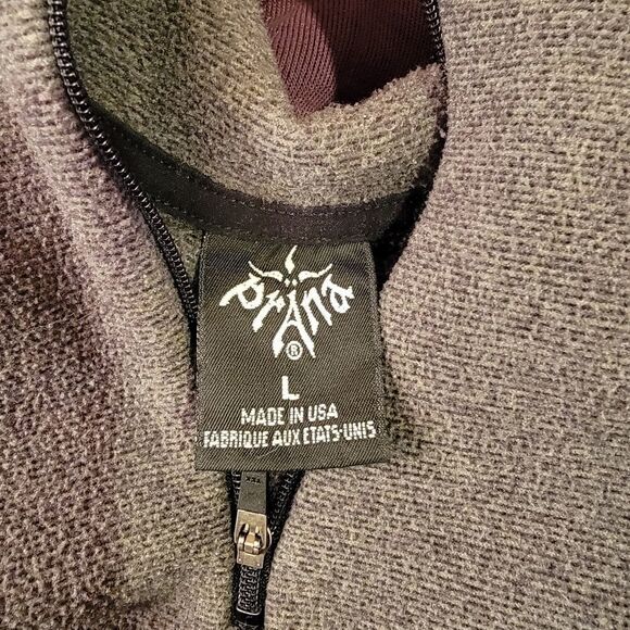 Prana Fleece Pullover Sweater 1/4 Zip Large - Picture 4 of 5